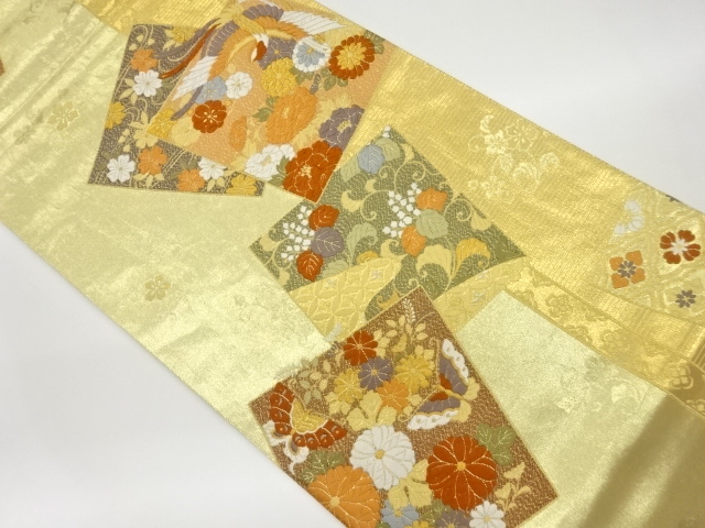 JAPANESE FUKURO OBI / WOVEN PHOENIX